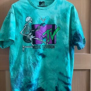 MTV Tie-Dye Graphic T-Shirt